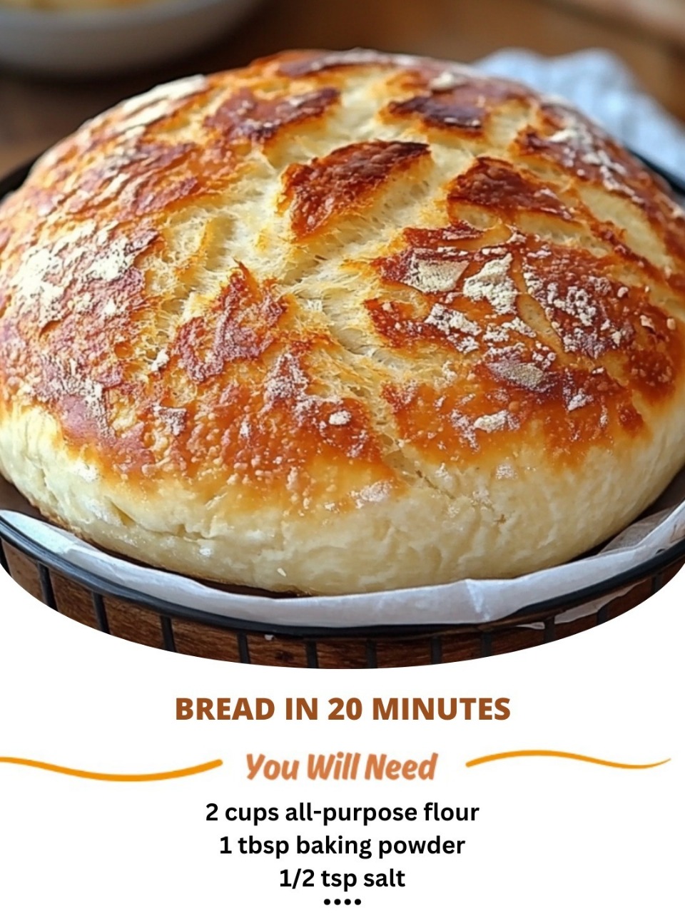 Bread in 20 Minutes – The Perfect Recipe for Those in a Hurry