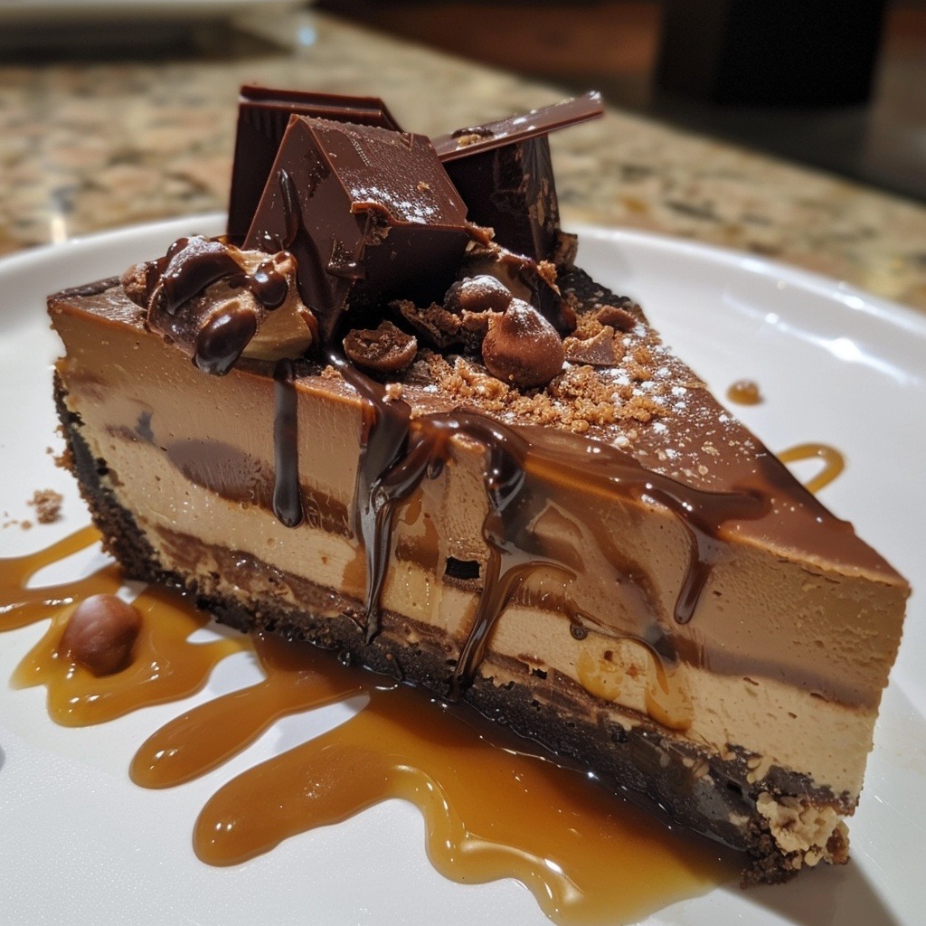 Decadent Caramel Chocolate Coffee Cheesecake RecipeS