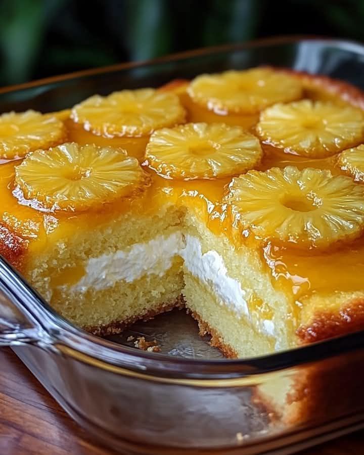 Pineapple Sunshine Cake Delight