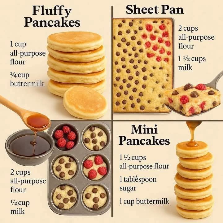 EASY PANCAKE RECIPES YOU NEED TO TRY!
