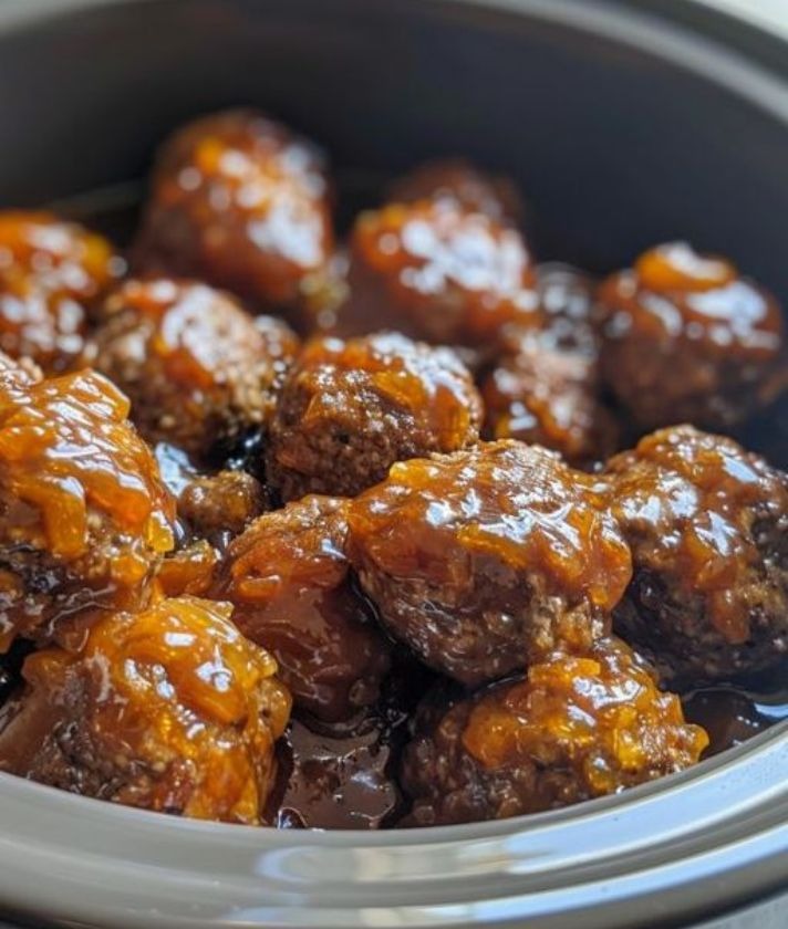 Slow Cooker Marmalade Meatballs