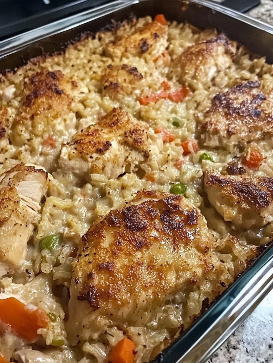 Creamy Chicken and Rice Casserole