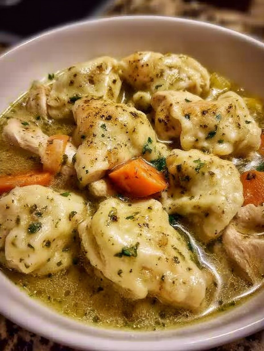 CHICKEN and DUMPLINGS
