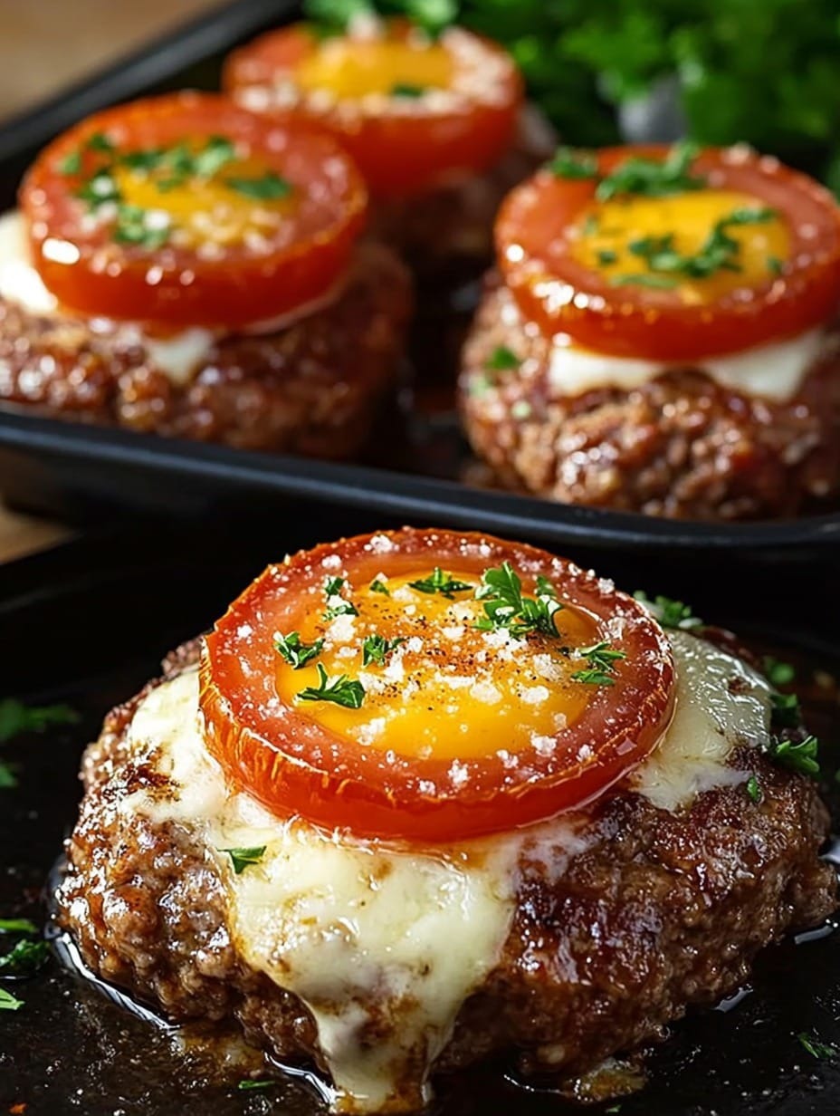 Baked Meat and Potato Casserole with Cheese