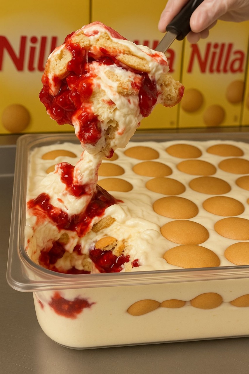 Strawberry Banana Pudding Dessert