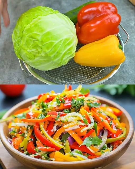 Spicy Pickled Cabbage Salad