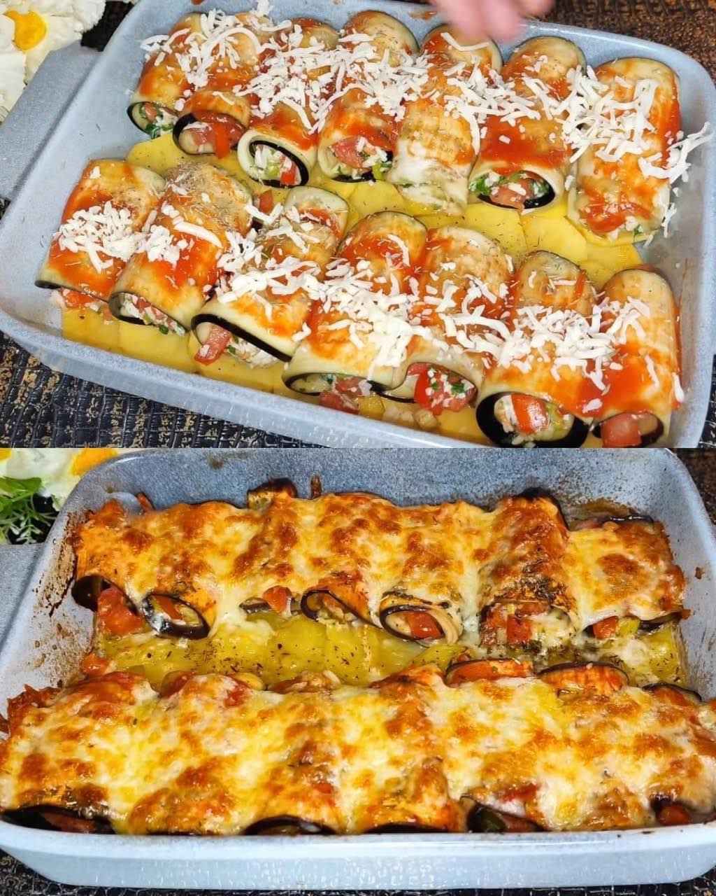 Delicious Layered Vegetable Bake