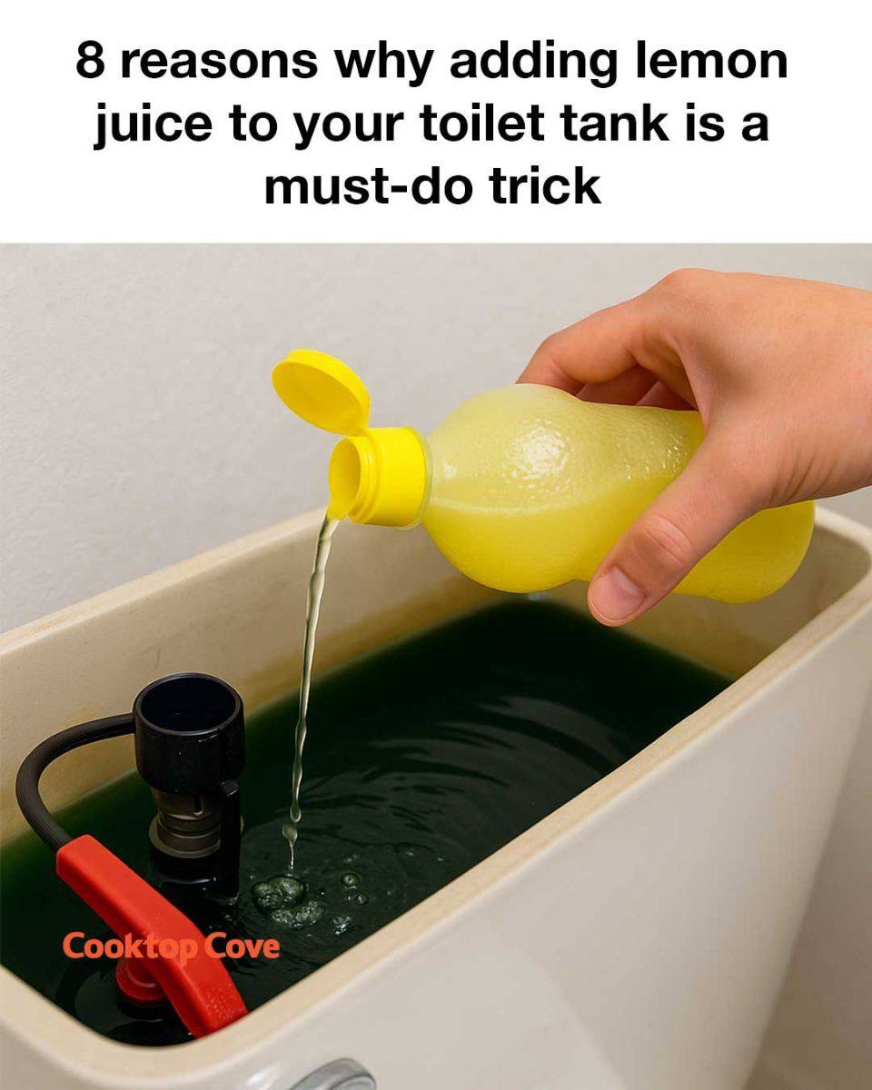 8 reasons why adding lemon juice to your toilet tank is a must-do trick