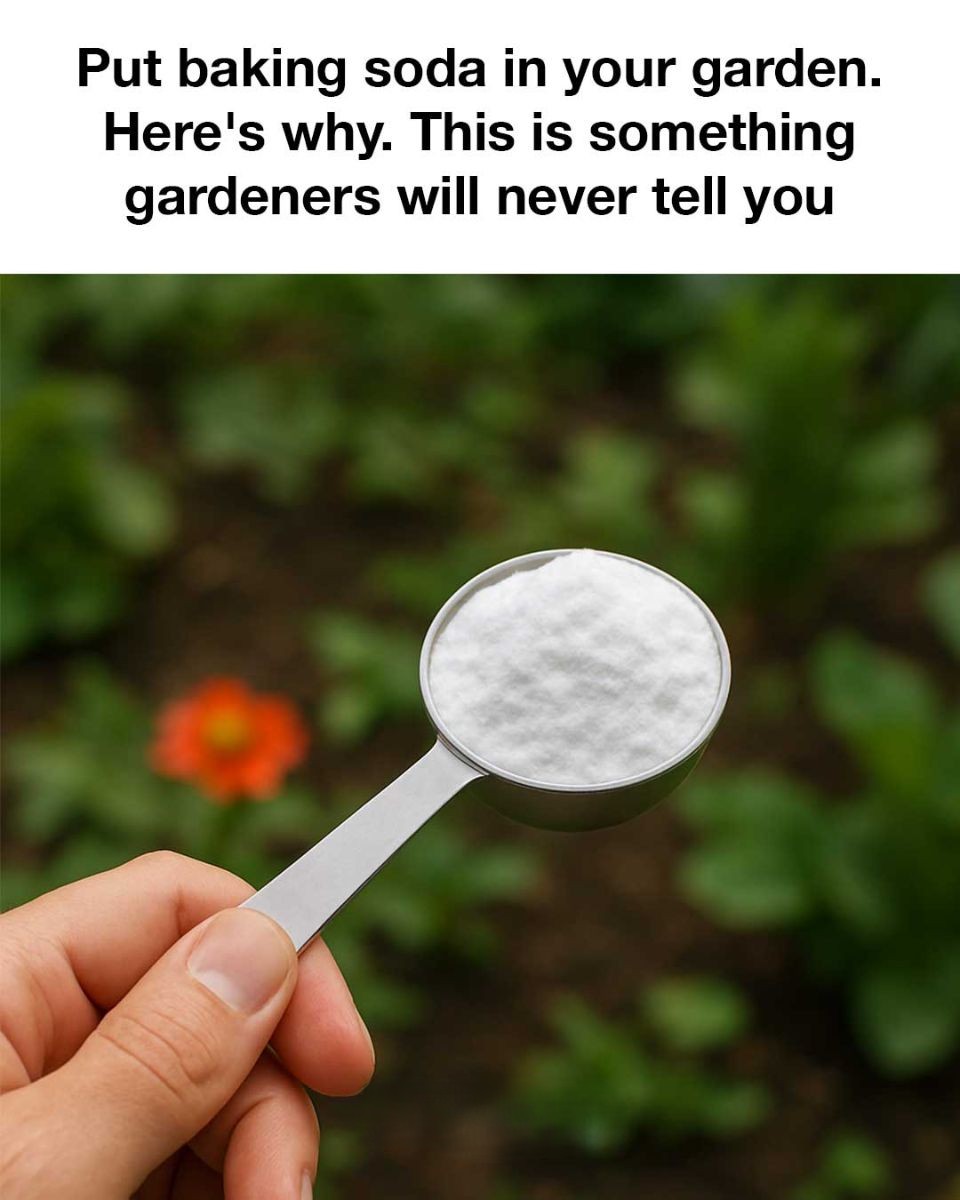 Put baking soda in your garden. Here’s why. This is something gardeners will never tell you