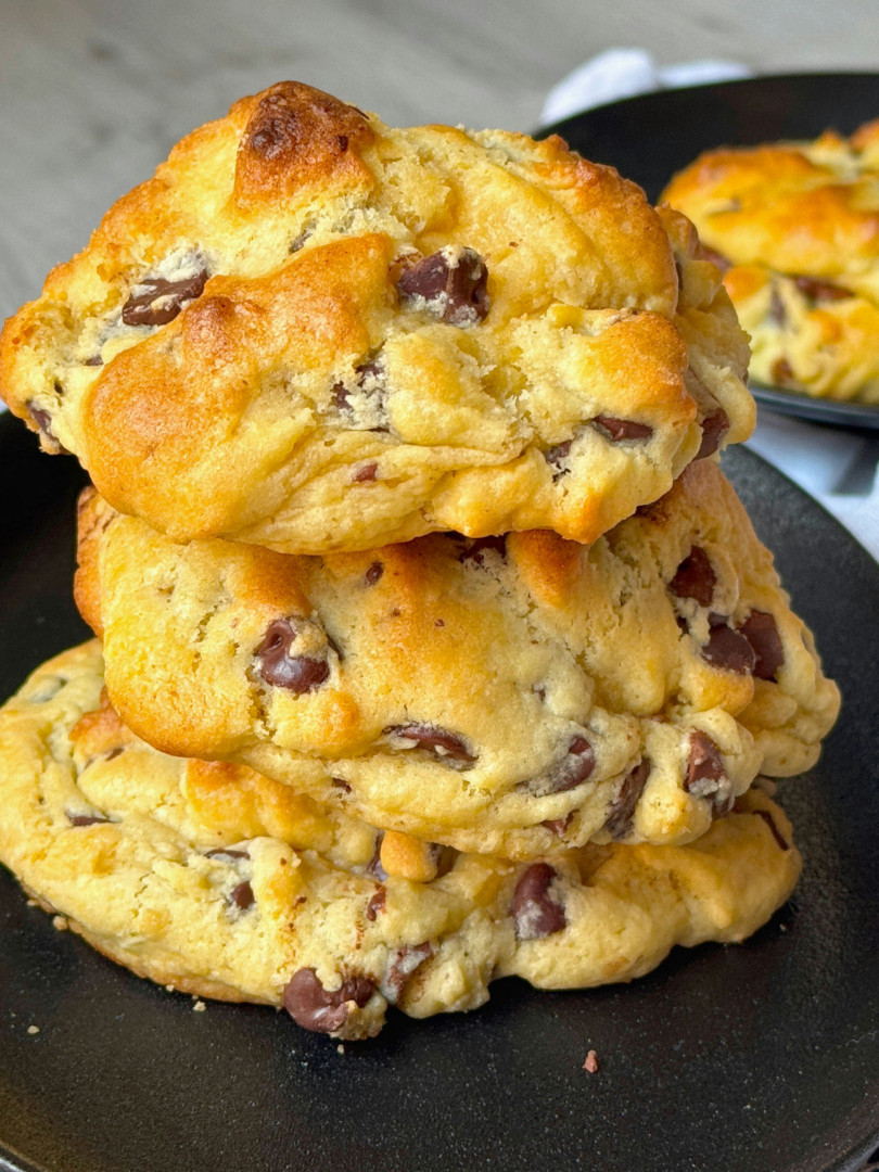 “Crumbl has nothing on these cookies. They’re thick with a slight crispy shell coating on the outside.”