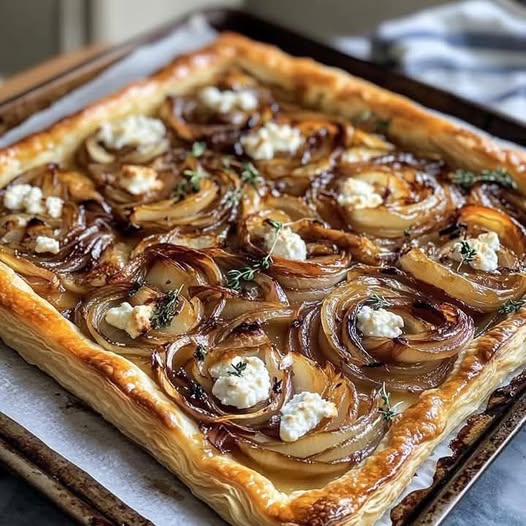 Caramelized Onion & Goat Cheese Tart