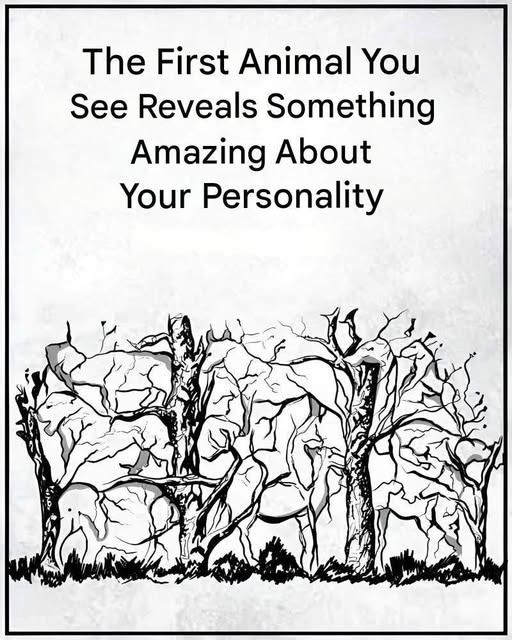 The first animal you see will reveal something about your personality.