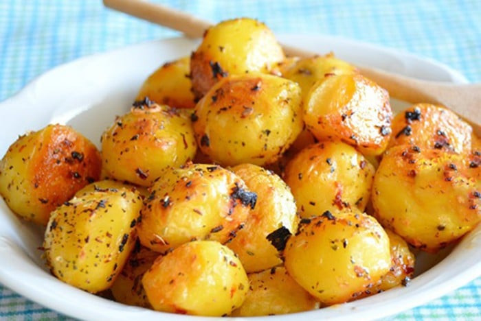A great side dish: crispy fried potatoes