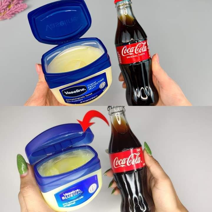 Just mix Coca Cola with Vaseline and you will be amazed!