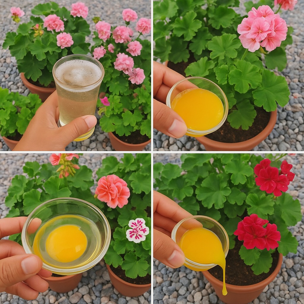 Pour This into Your Geraniums Immediately to Stop Yellow Leaves, Boost Bloom Health, and Revive Weak Flowers