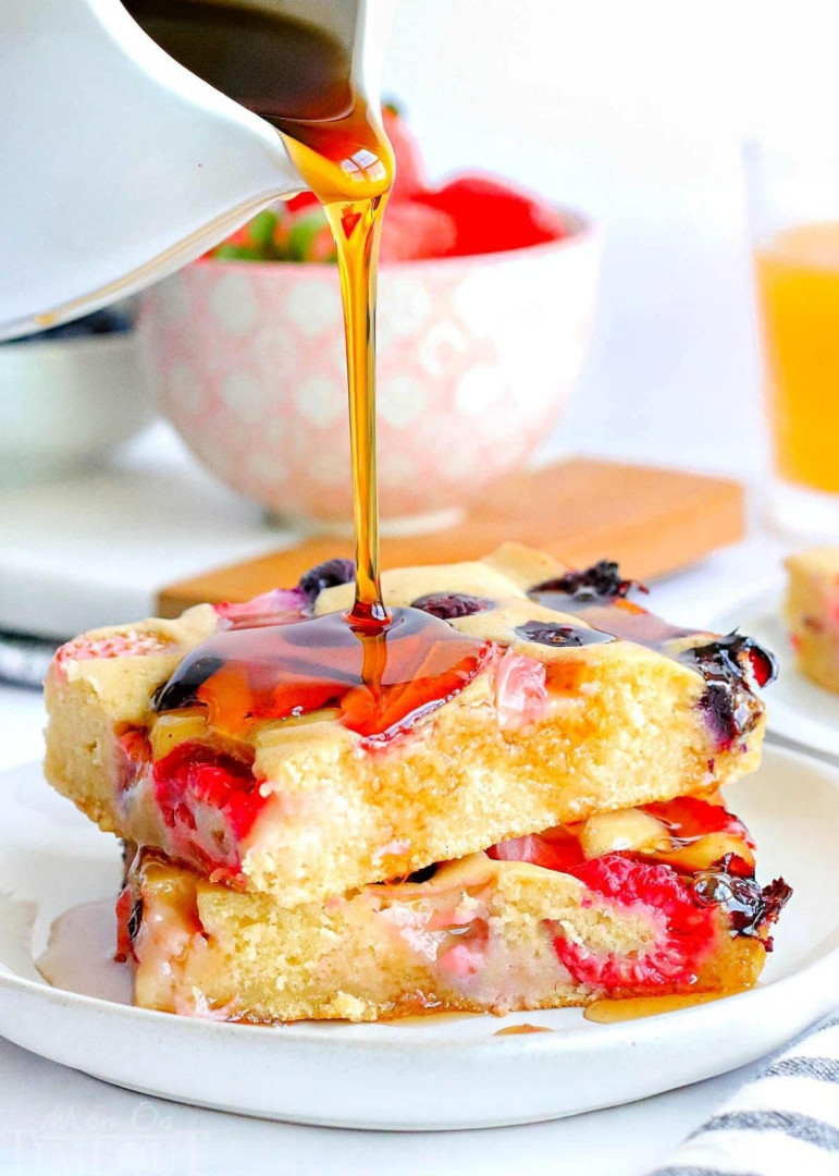 Pfannkuchen in einer Pfanne