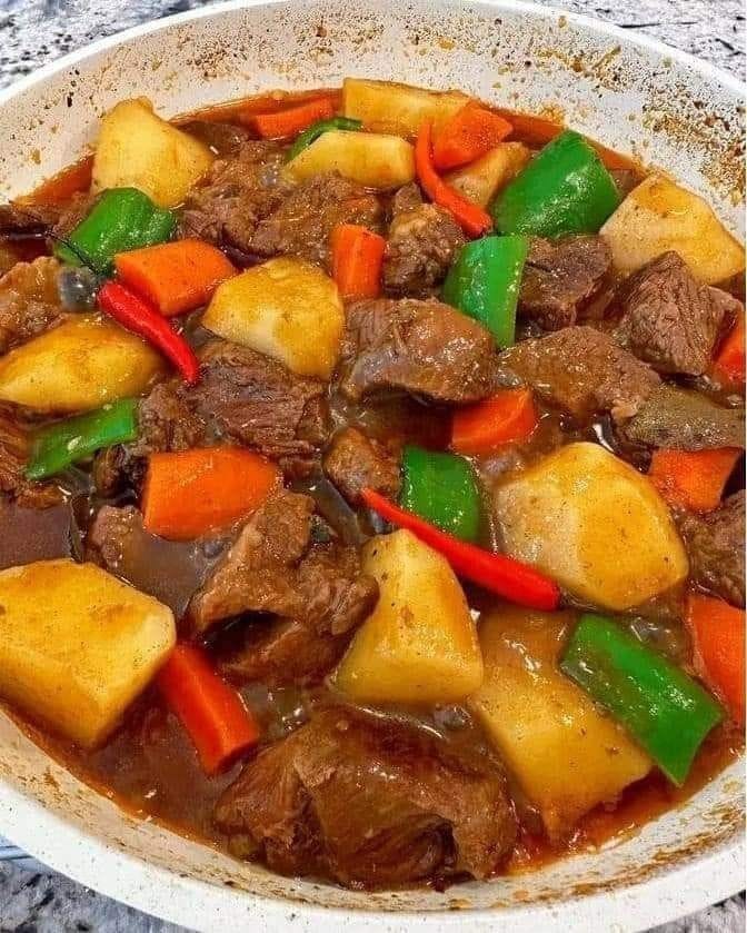Savory Homemade Beef Stew Recipe