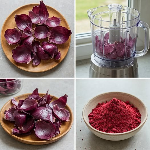 🧅 ONION POWDER WITH SKINS: THE ZERO-WASTE SECRET TO GOLDEN FLAVOR!