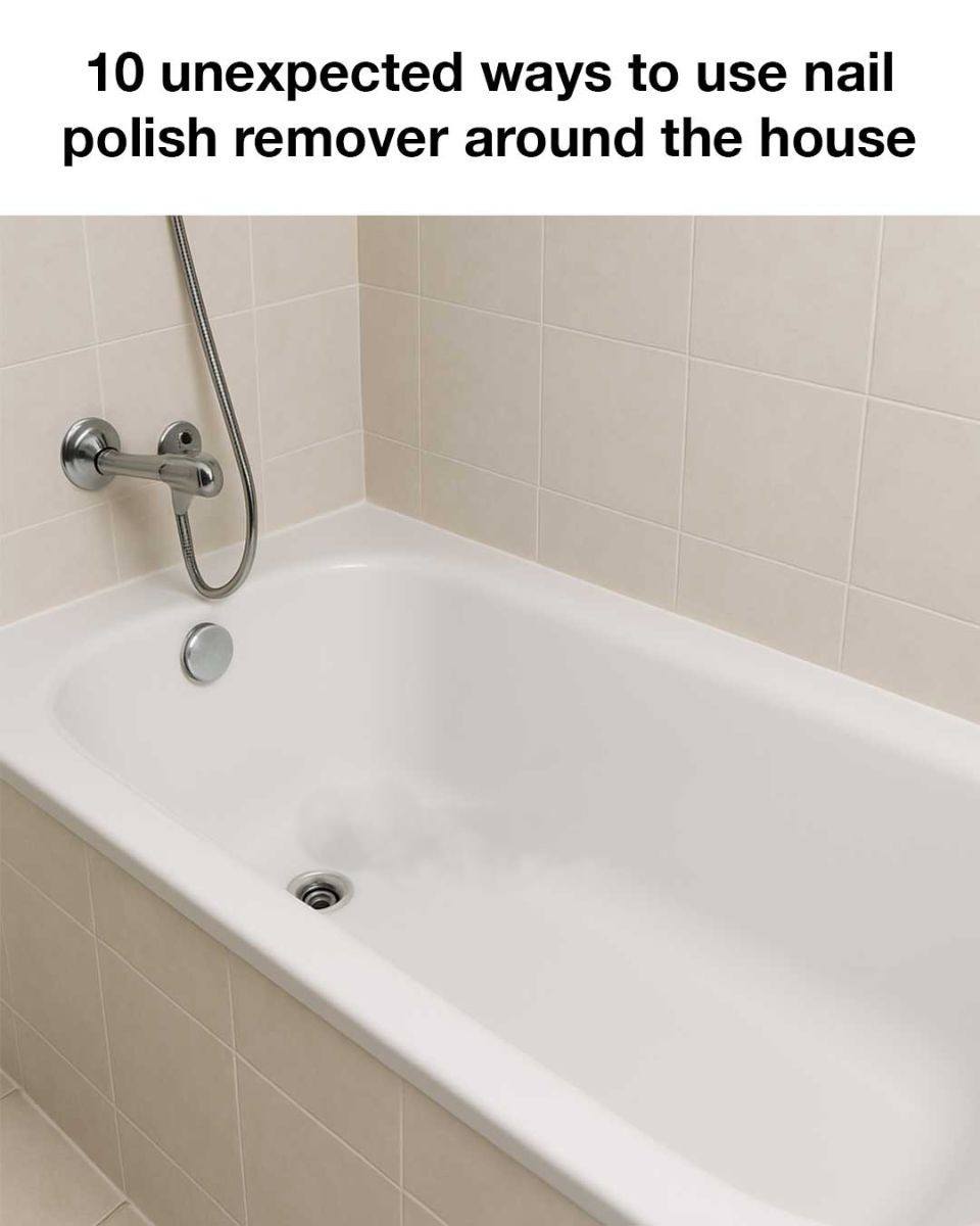 10 unexpected ways to use nail polish remover around the house
