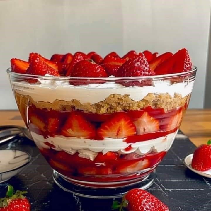 Strawberry Cheesecake Trifle