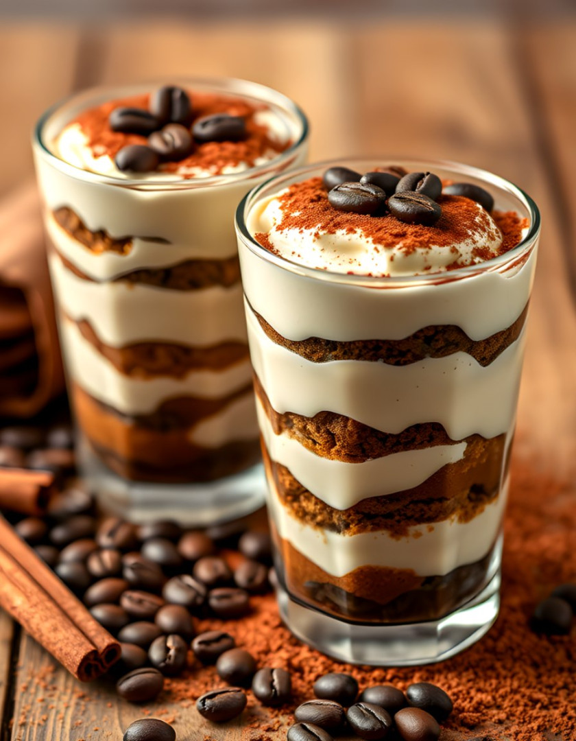 Quick and easy tiramisu cups 😋