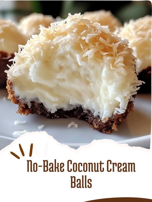No-Bake Coconut Cream Balls