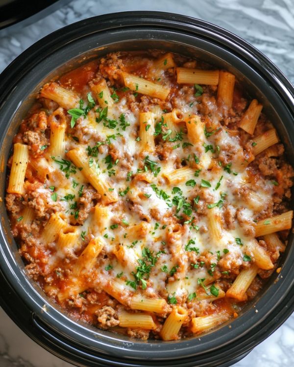 In our house, we call it ‘Lazy Day Ziti.’ It’s so good, no one would guess how effortless it is!.