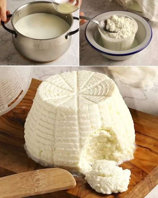 Homemade Ricotta in 30 Minutes! Discover the easiest recipe for the perfect cheese that’s sure to be a hit!