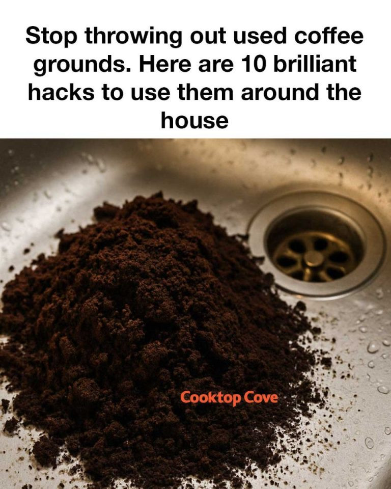 Stop throwing out used coffee grounds. Here are 10 brilliant hacks to use them around the house