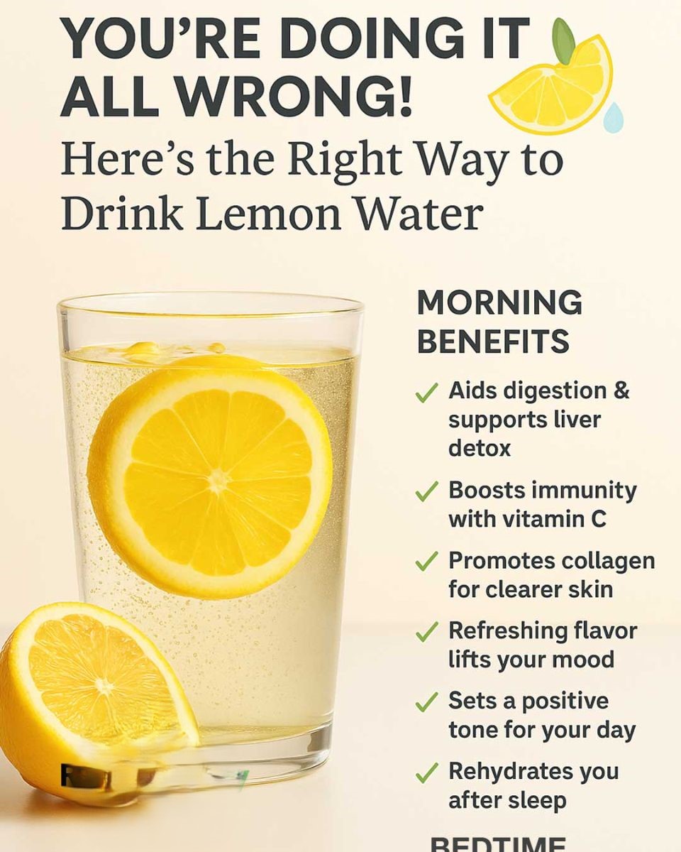 You’re doing it all wrong. Here’s the right way to drink lemon water