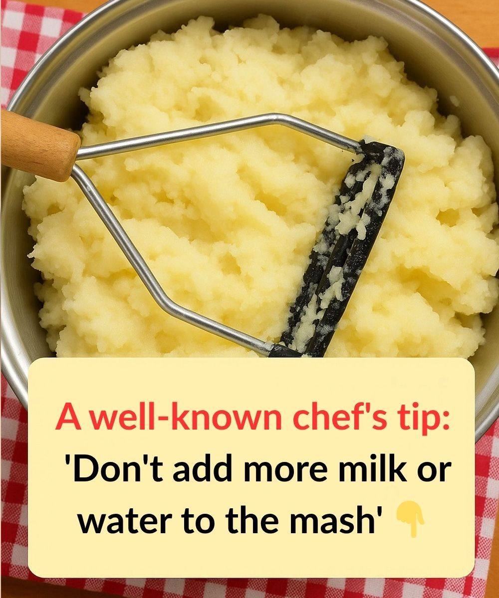 Stop adding milk or water to your mashed potatoes