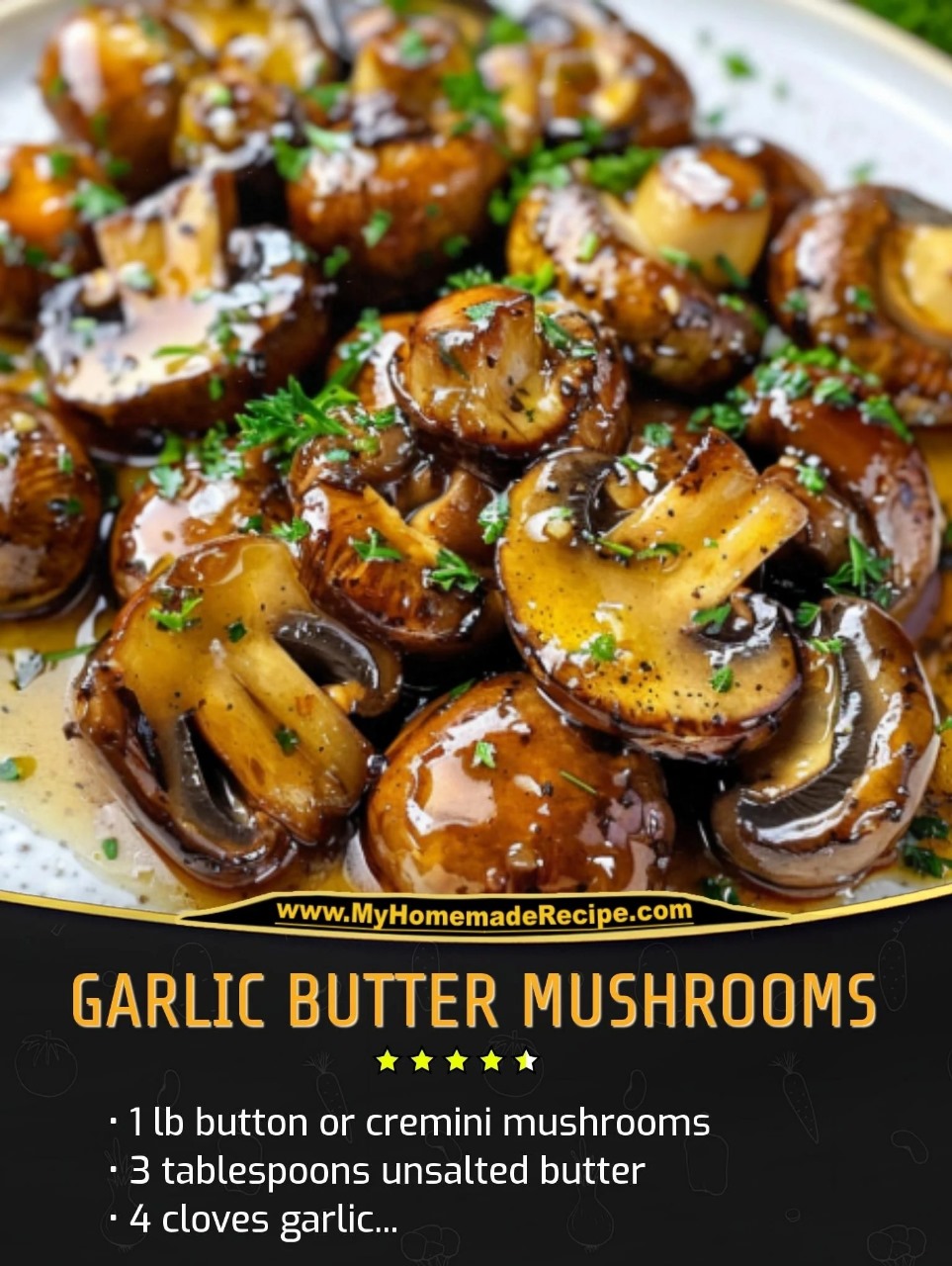 Garlic Butter Mushrooms