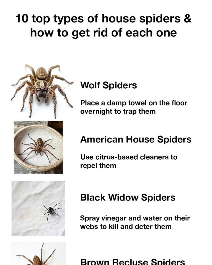 10 Common House Spiders and How to Get Rid of Them