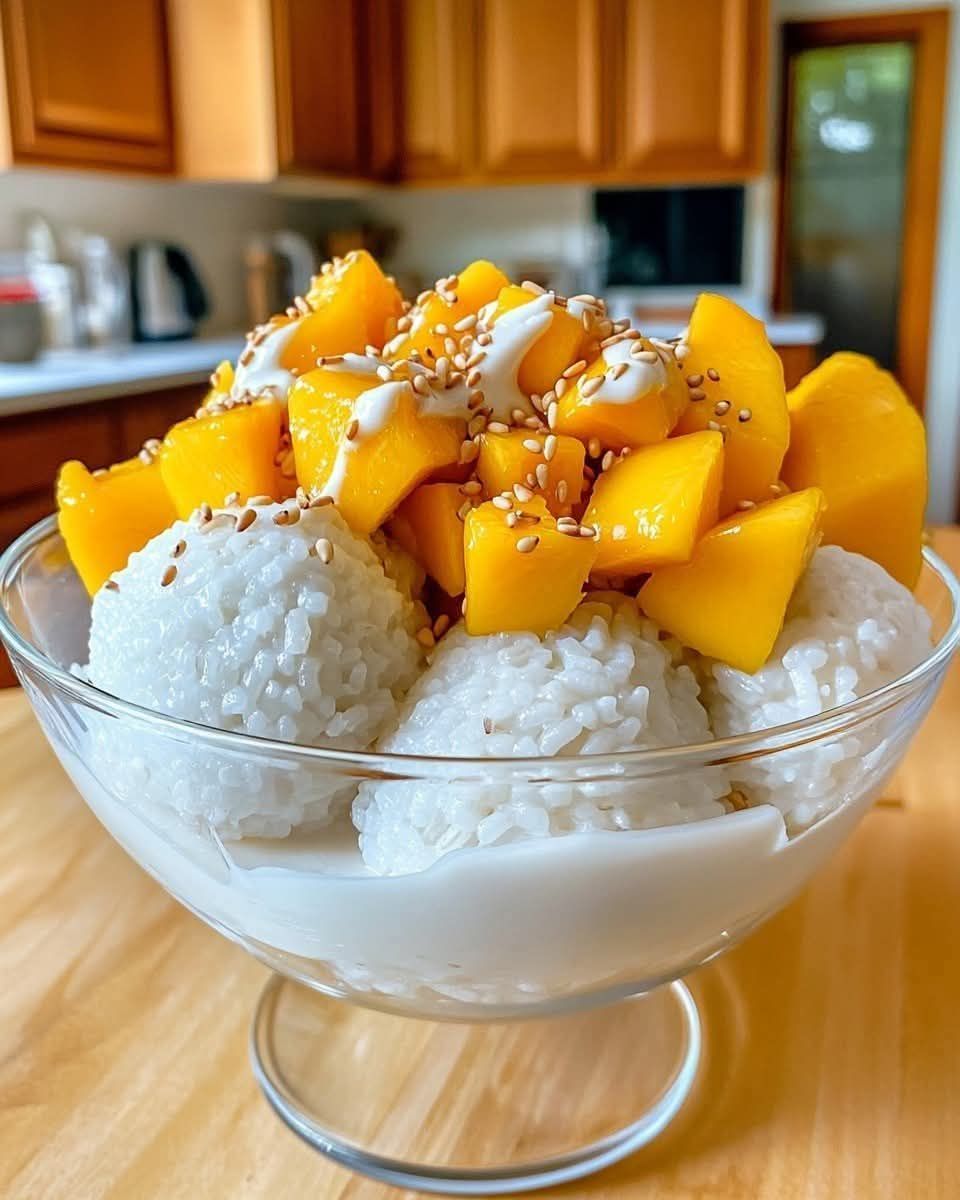 Unique Thai Mango Sticky Rice Medley: A Refreshing & Sweet Experience!