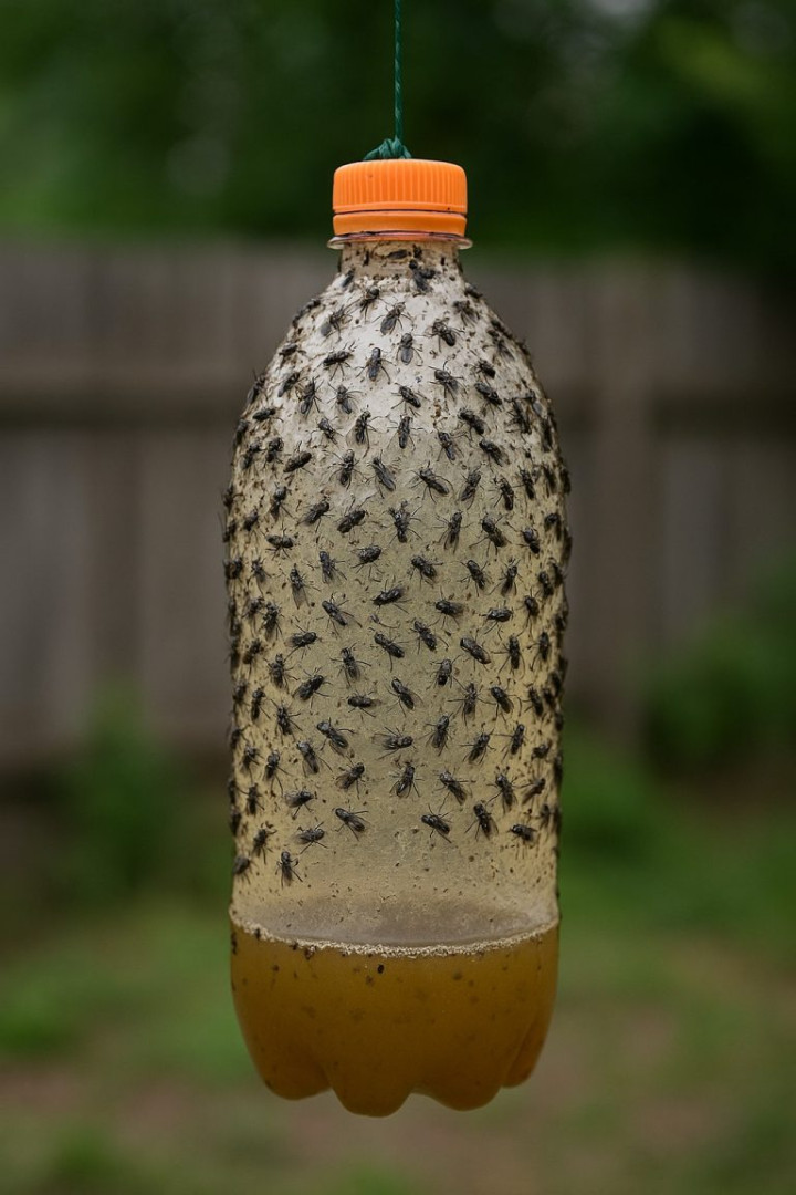 Smart Sticky Fly Trap: A Simple Bottle… and a Quick End to Annoying Flies!