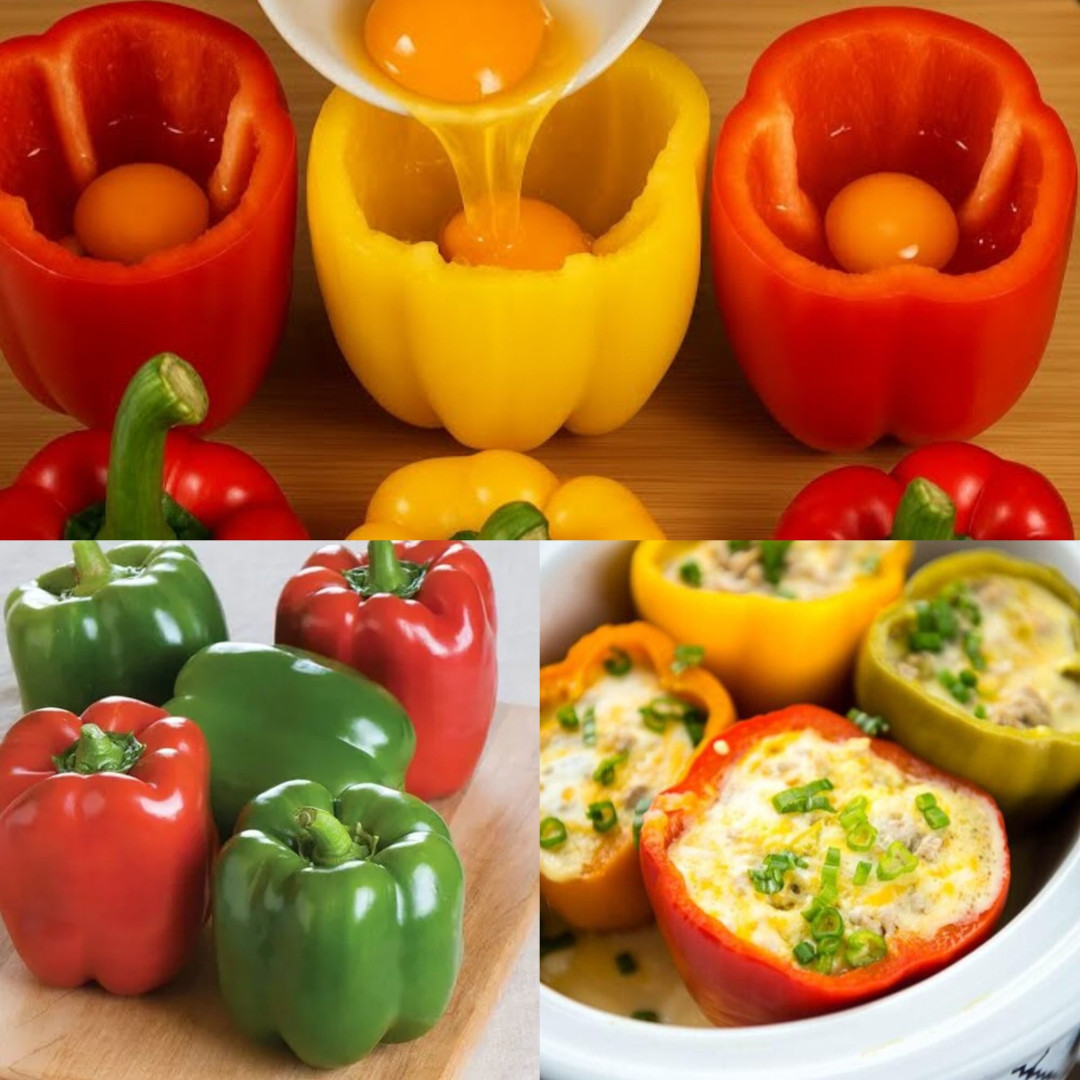 Stuffed Peppers in the Oven – Unforgettable Flavor with a Surprise Inside!