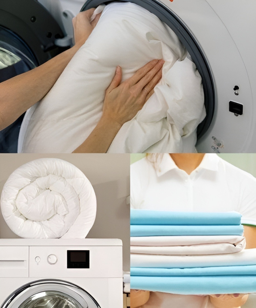 The duvet does not fit in the washing machine, this is how you can clean it effortlessly: here is the solution