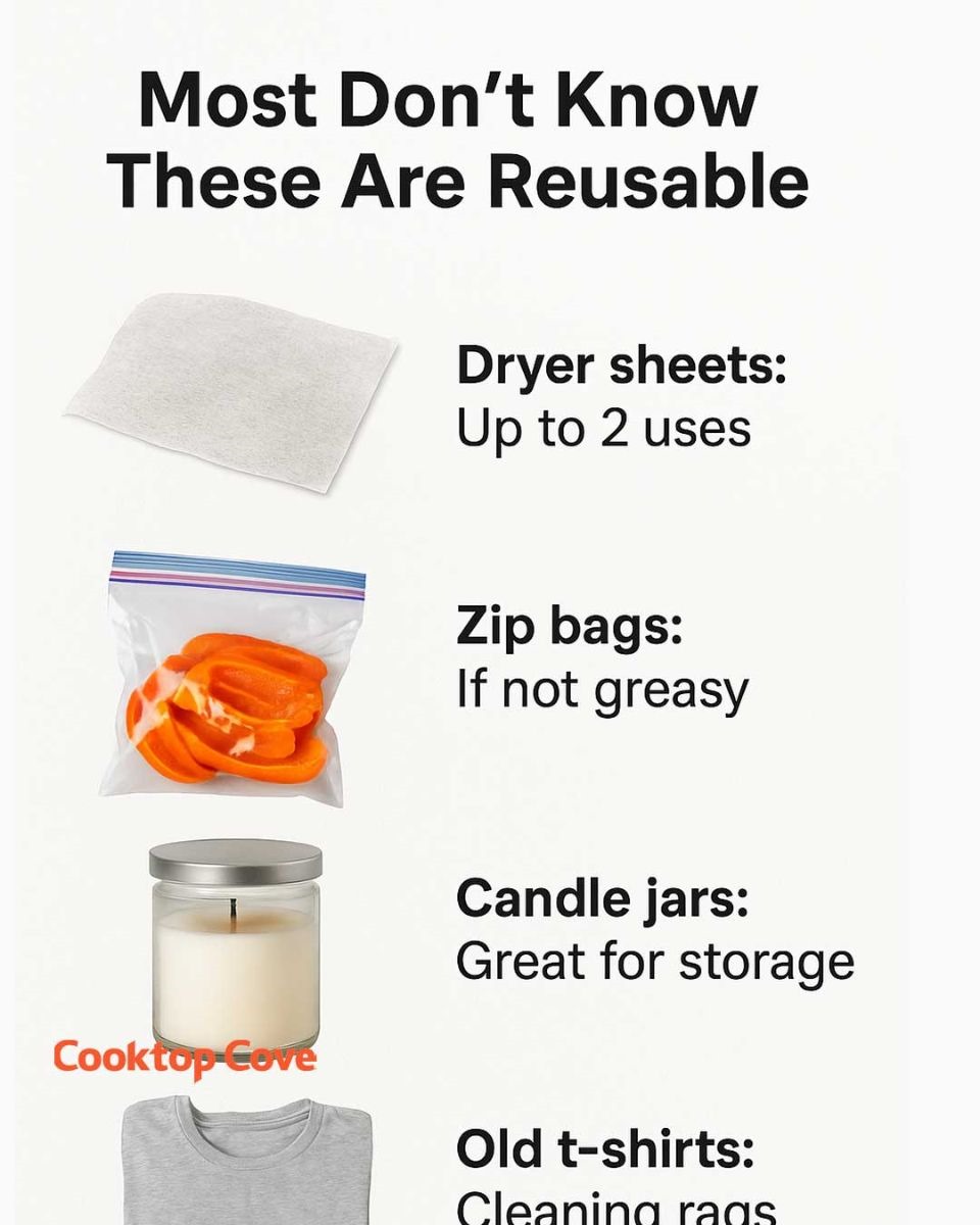 Most don’t know these are reusable