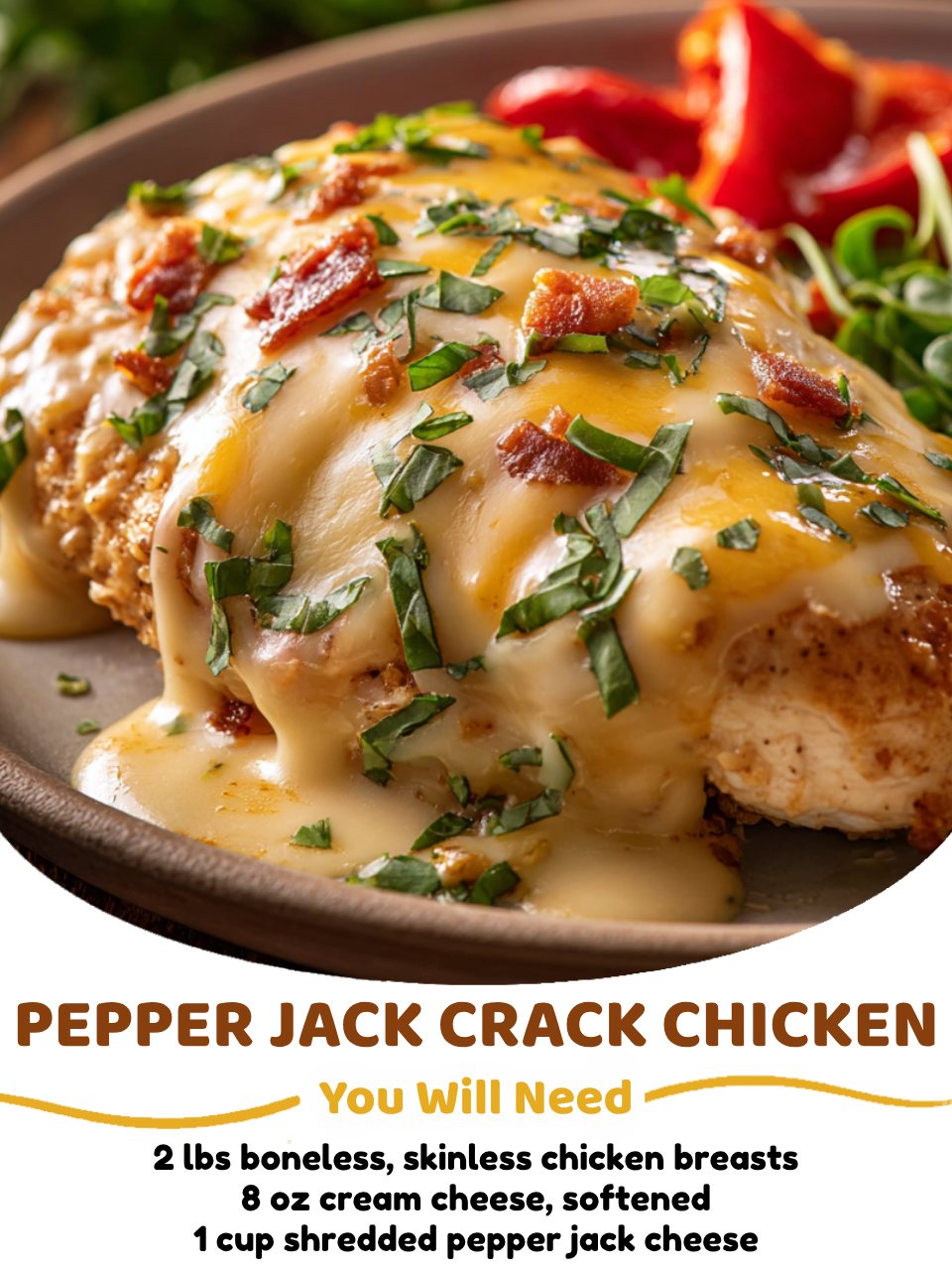 Pepper Jack Crack Chicken