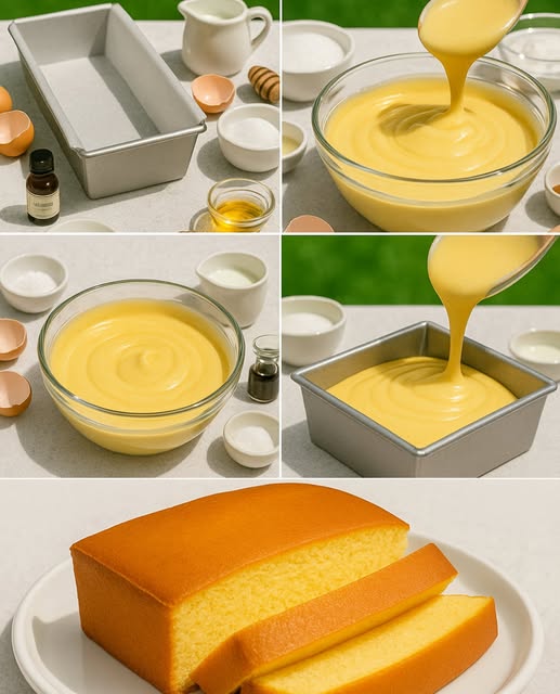 Fluffy And Light Castella Sponge Cake Recipe