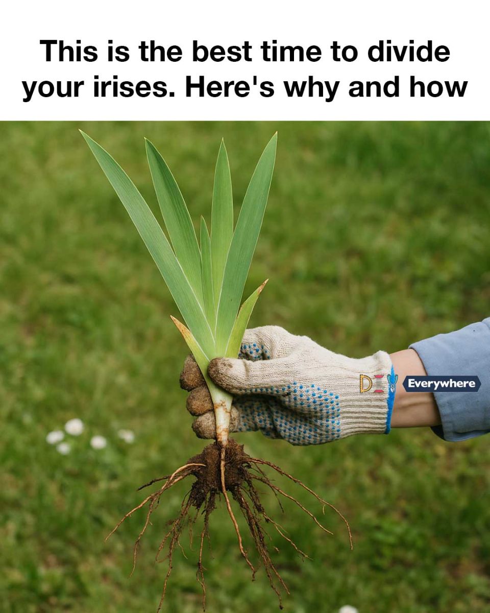 This is the best time to divide your irises. Here’s why and how