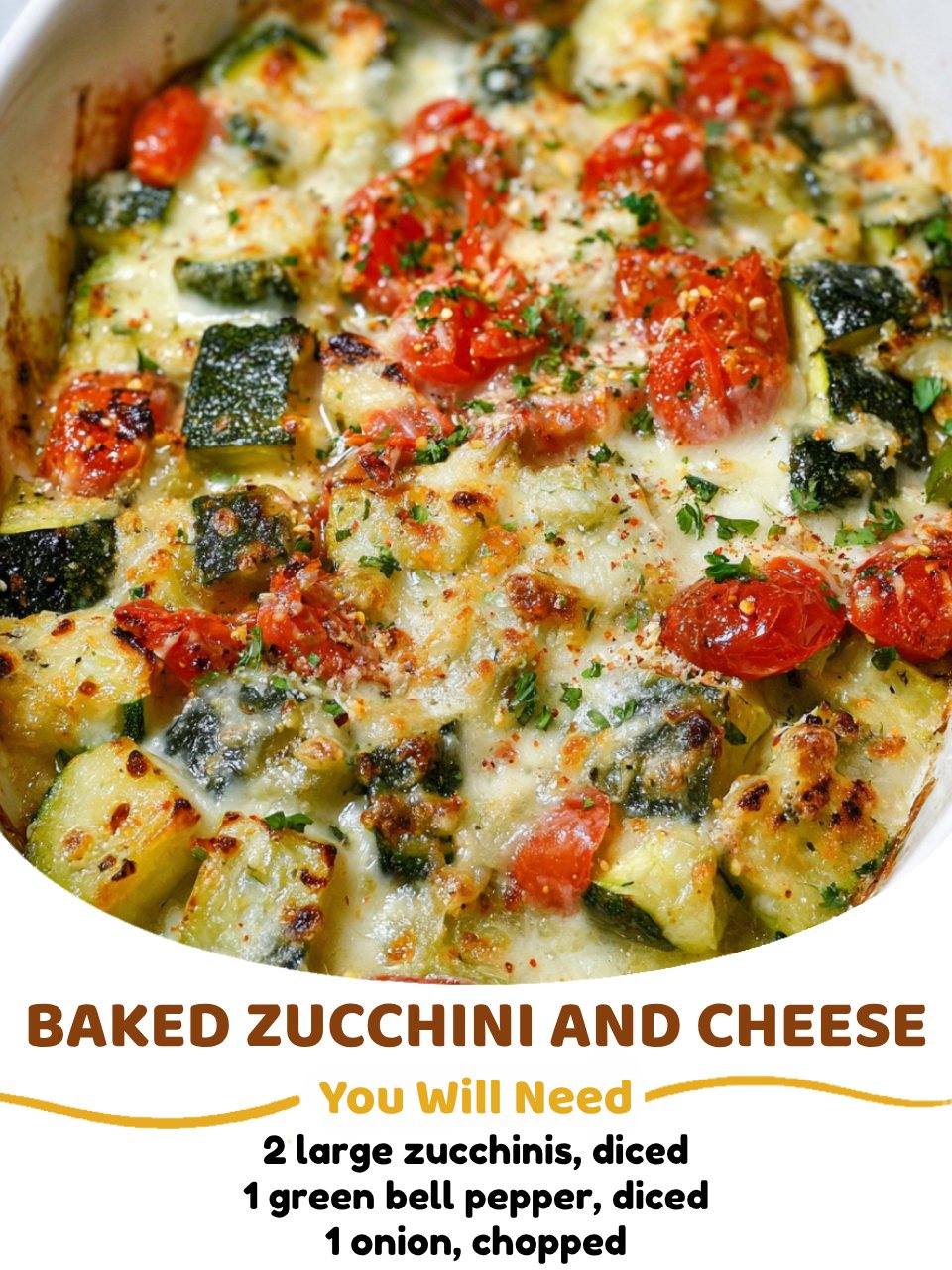 Baked Zucchini and Cheese