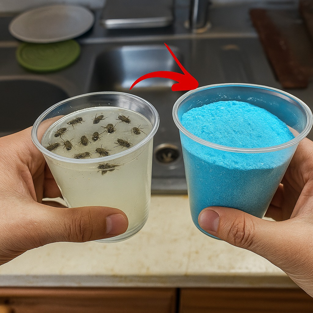 It makes flies, mosquitoes and cockroaches fly away in less than 10 minutes