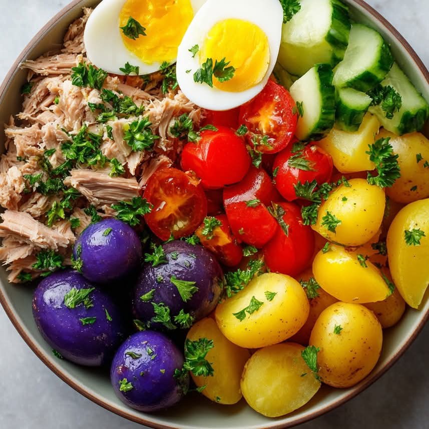 Colorful Tuna Protein Bowl
