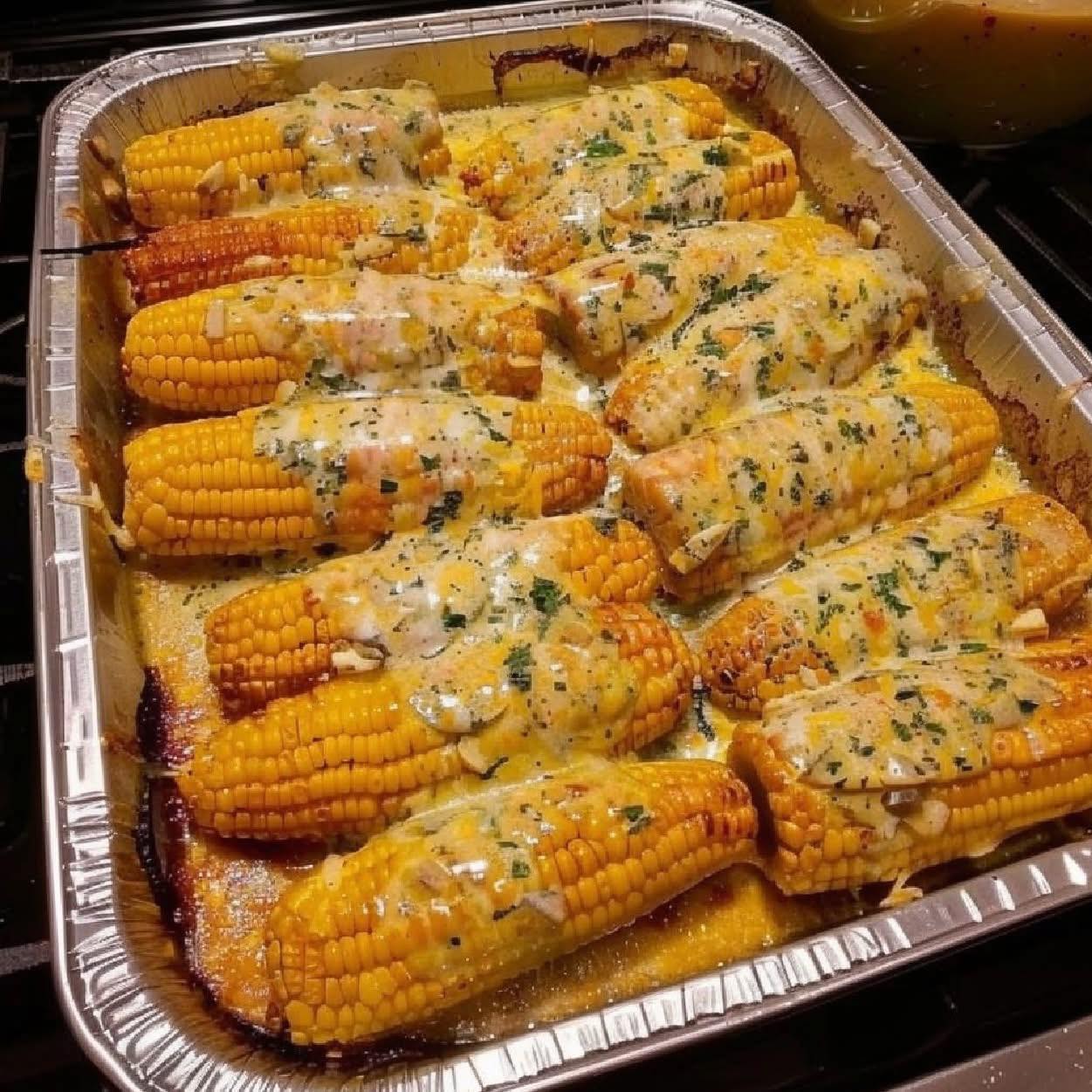 Spicy & Creamy Cajun Corn on the Cob