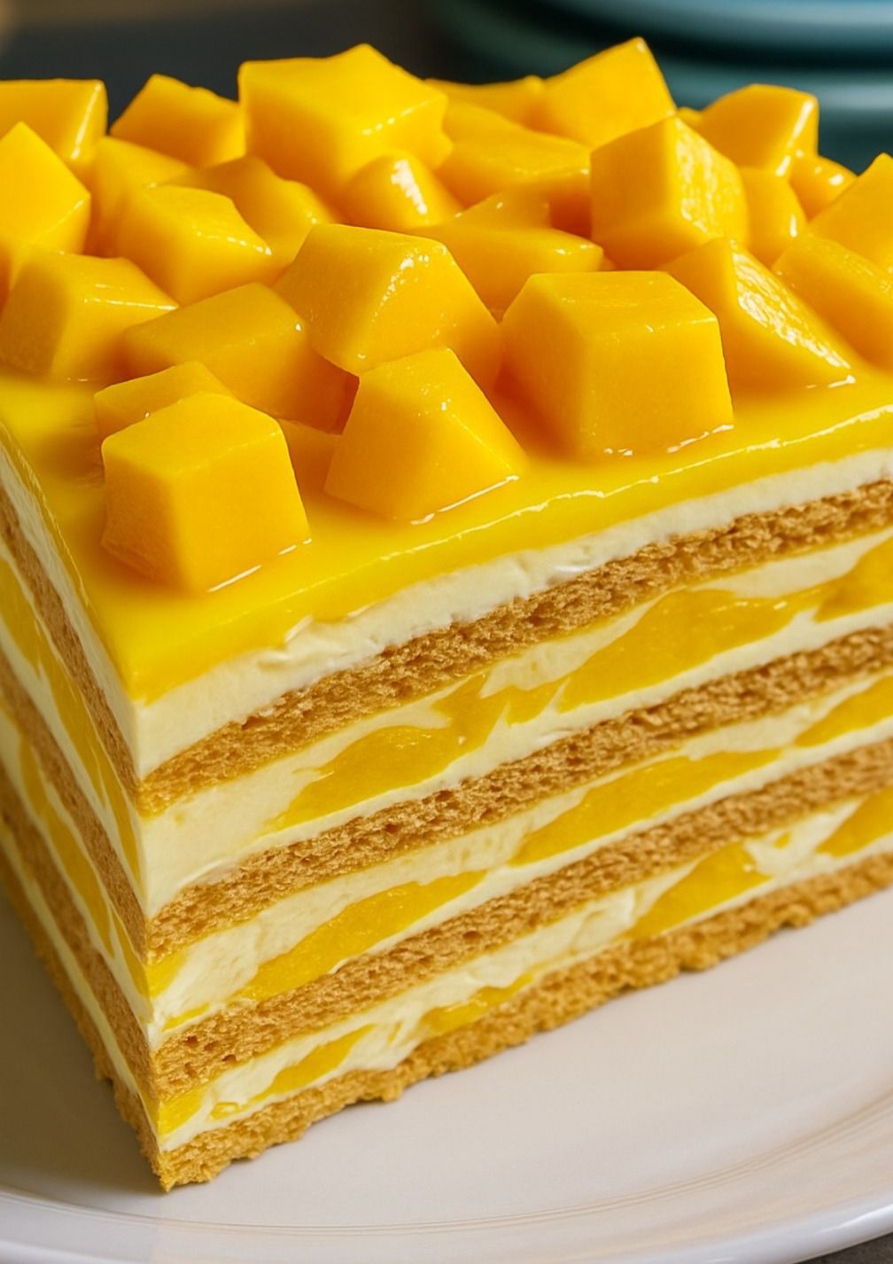 Homemade Mango Carlota