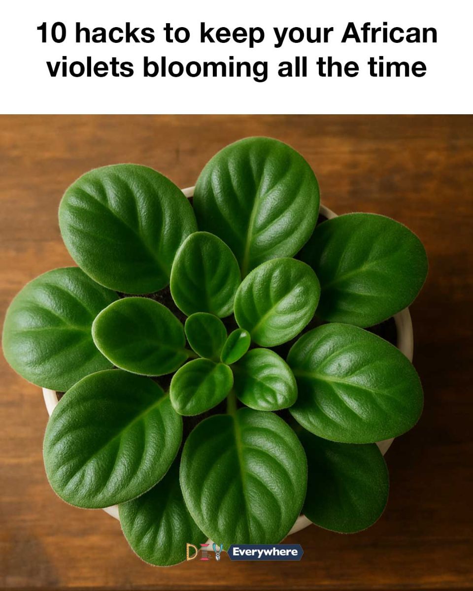 10 hacks to keep your African violets blooming all the time