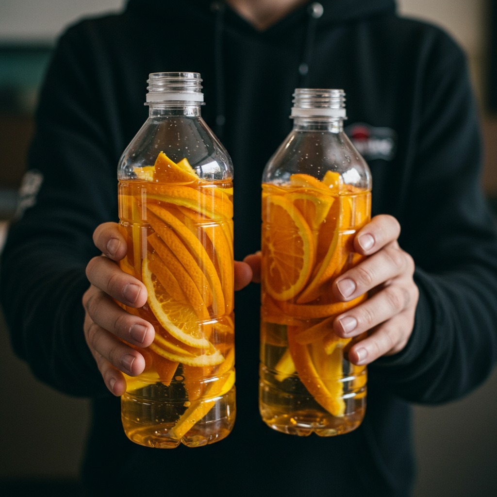 Orange Peels: Immerse Them in 1 Bottle of Water and Save Money!