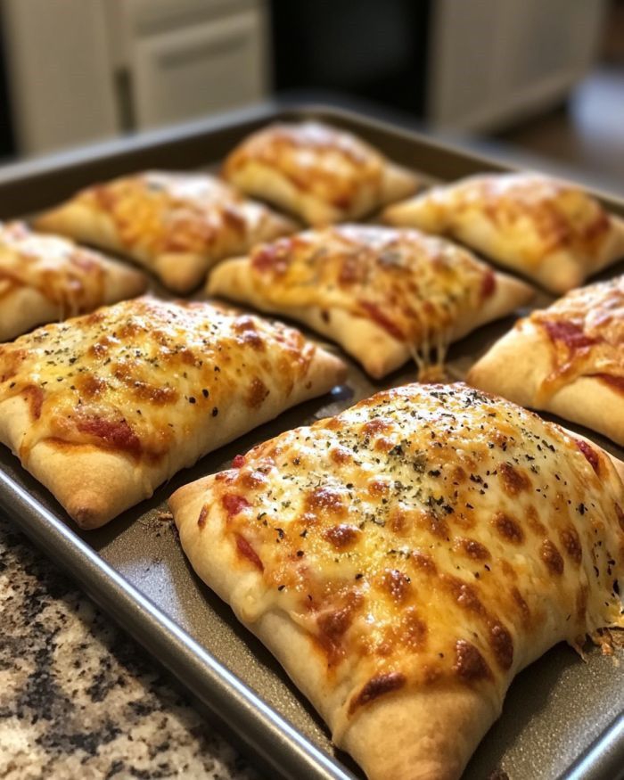 Easy Baked Pepperoni and Cheese Calzone