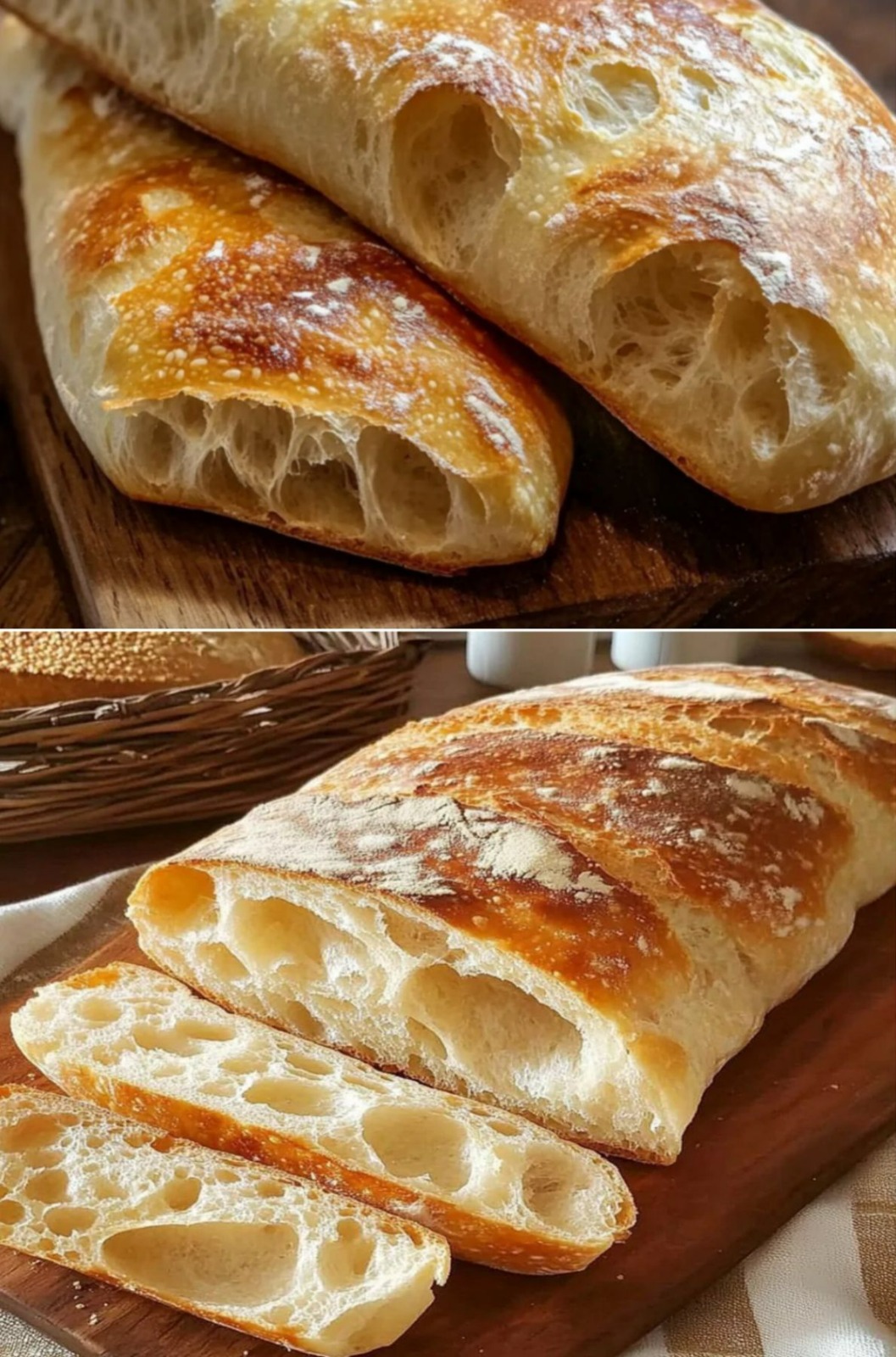 The Best Homemade Ciabatta Bread – Crispy Crust, Airy Crumb!